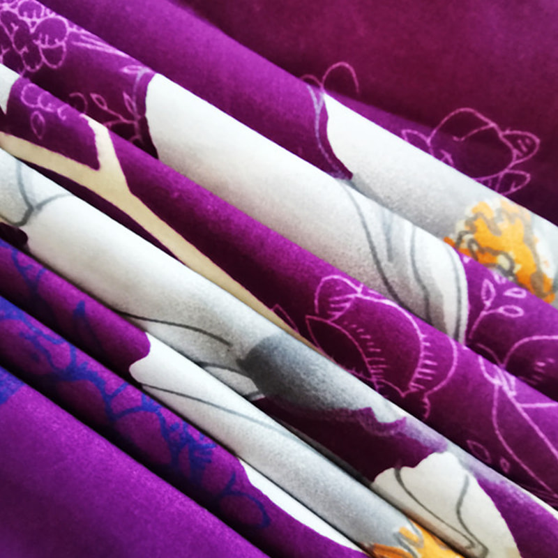 TMIE-10-4 70GSM lichtgewicht pigmentprintontwerp polyester effen geweven beddengoedstof