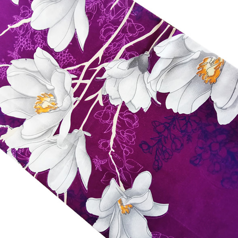 TMIE-10-4 70GSM lichtgewicht pigmentprintontwerp polyester effen geweven beddengoedstof
