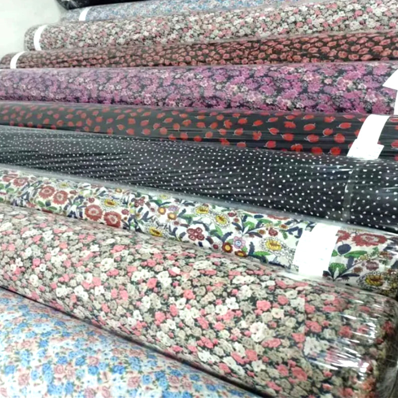 TMIE-08-3-2 115GSM polyester keperstof met print