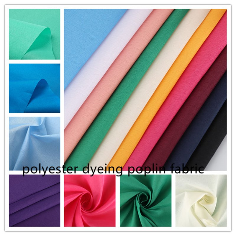 TMIE-08-5-2 112 cm breedte Lichtgewicht 75GSM Aangepaste kleur en meer dan 100+ kleuren Geverfde voering Polyester popeline stof