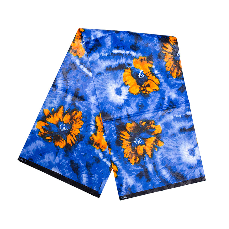 Bedrukte polyester waxstof met reliëf