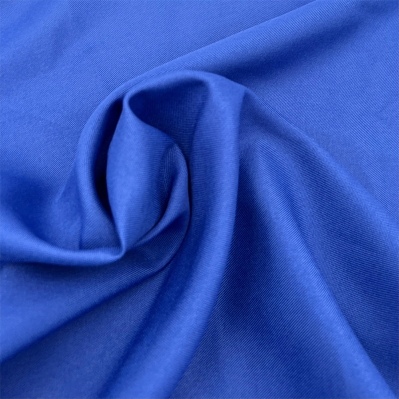 TMIE-03-1-4 Twill blauw middelgewicht 150 GSM Minimatt polyester stof